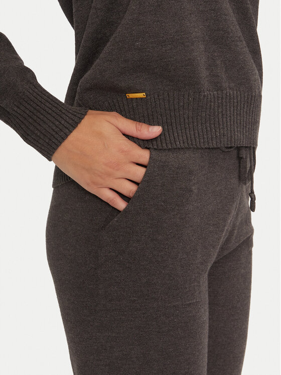 Selmark Selmark Pidžama P9876 Siva Relaxed Fit