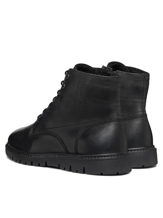 Geox Geox Schnürschuhe U Ghiacciaio U36DGD 000CL C9999 Schwarz