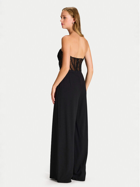 Hey Kyla Hey Kyla Salopetă 3AI010HK Negru Regular Fit