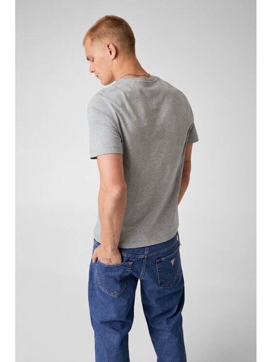 Guess Guess T-Shirt 183588 Szary Classic Fit