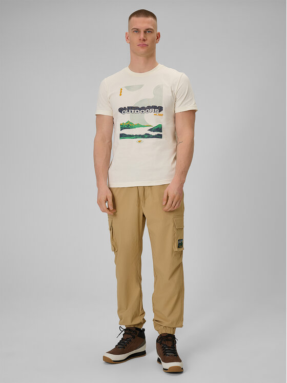 4F 4F T-Shirt MISSION READY Biały Regular Fit