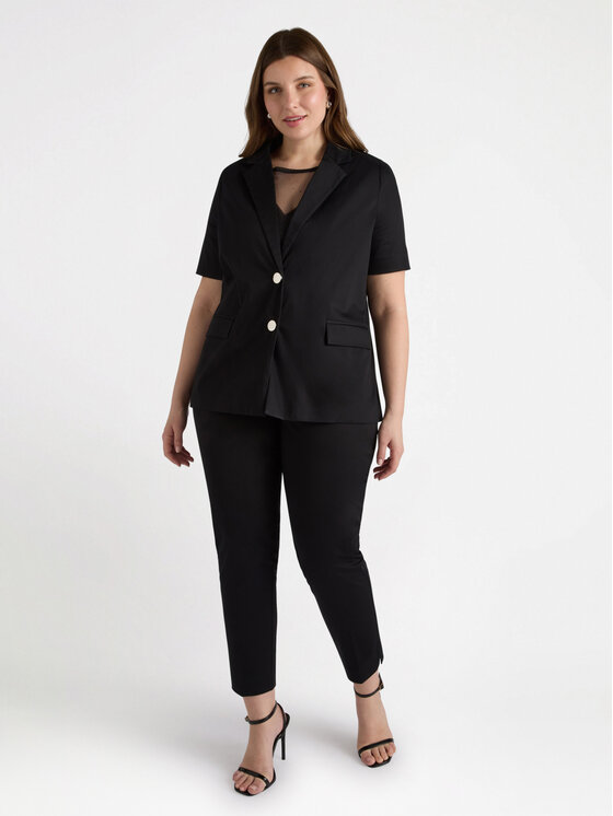 Fiorella Rubino Fiorella Rubino Kurtka przejściowa Q511T000190N033 Czarny Regular Fit