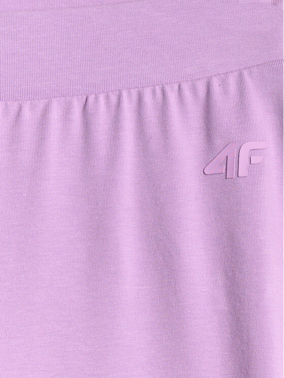 4F 4F Legginsy SUMMERTIME JOY Fioletowy