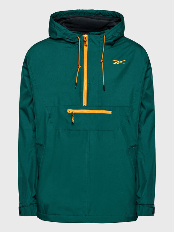 Giacca anorak Vector Fleece HK7075 Verde Loose Fit...