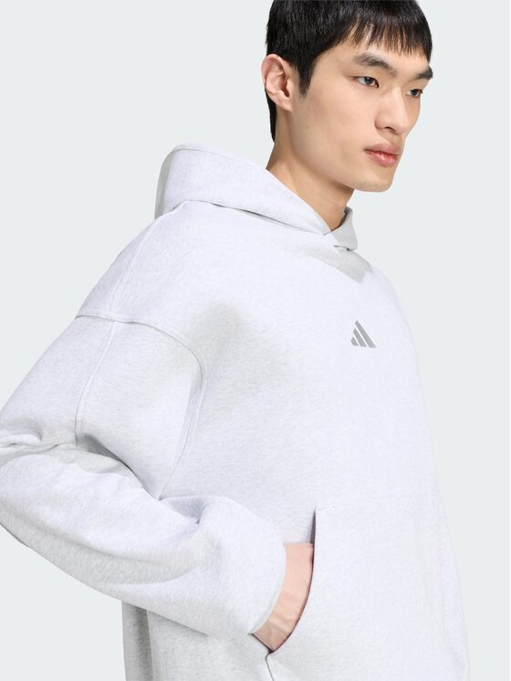 adidas adidas Bluza Adidas Kit Small Logo KW2310 Szary Regular Fit