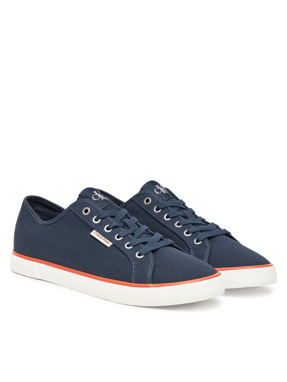 Calvin Klein Jeans Calvin Klein Jeans Tenisówki Ess Vulc Low Mg Cv YM0YM01301 Granatowy