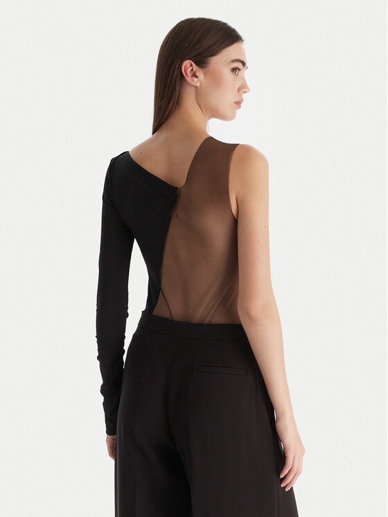 Patrizia Pepe Patrizia Pepe Bodijs 2M4504/338-J4R0 Melns Slim Fit