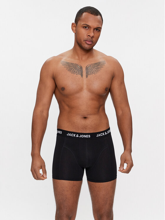 Jack & Jones Jack & Jones Souprava boxerek Anthony 12171944 Černá
