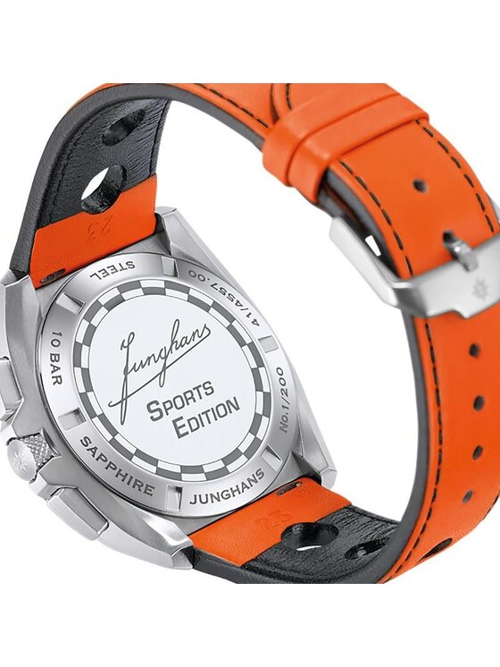 Junghans Junghans Zegarek 41/4557.00 Pomarańczowy