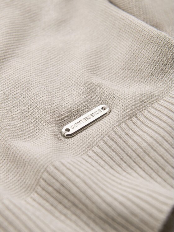 Ombre Ombre Polo OM-POSS-0159 Szary Slim Fit