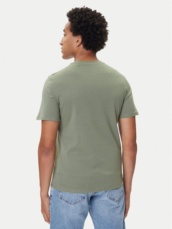 Mustang Mustang T-shirt Austin 1016853 Zelena Regular Fit