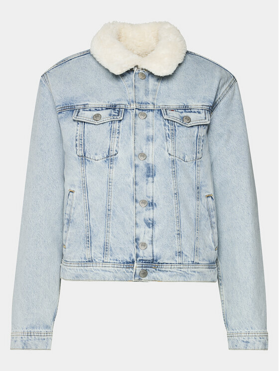 Tommy Jeans Tommy Jeans Farmer kabát DW0DW16991 Kék Regular Fit