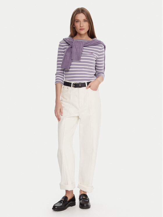 Tommy Hilfiger Tommy Hilfiger Bluză WW0WW40589 Violet Regular Fit