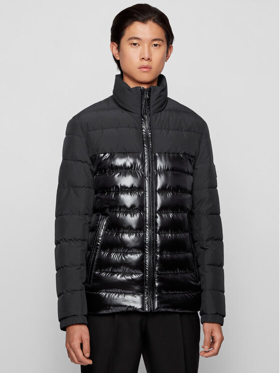 BOSS BOSS Зимно яке Cure 50446165 Черен Regular Fit