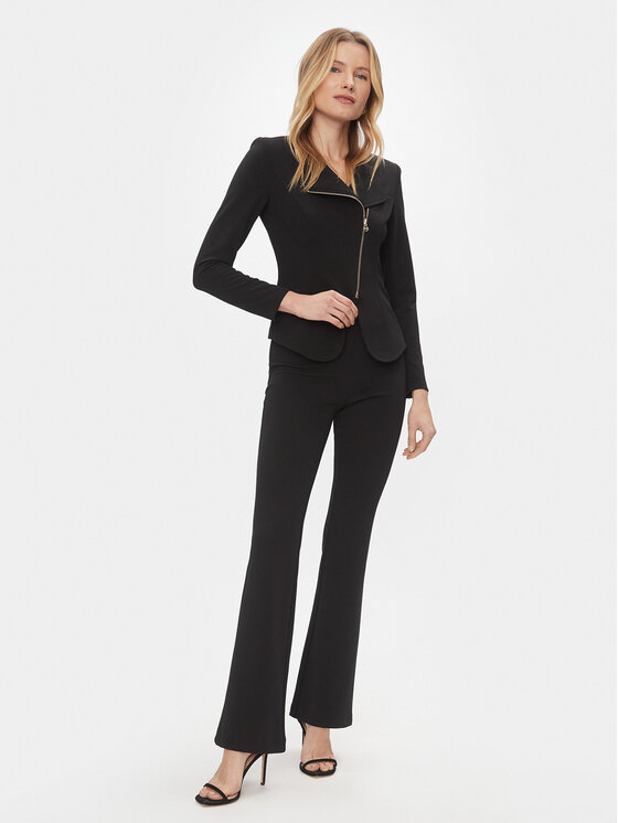 Rinascimento Rinascimento Pantaloni di tessuto CFC0117520003 Nero Bootcut Fit