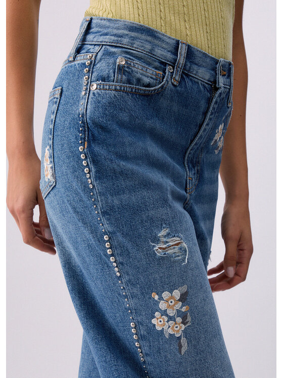 Liu Jo Liu Jo Jeansy UA6196D485478997 Fioletowy Regular Fit