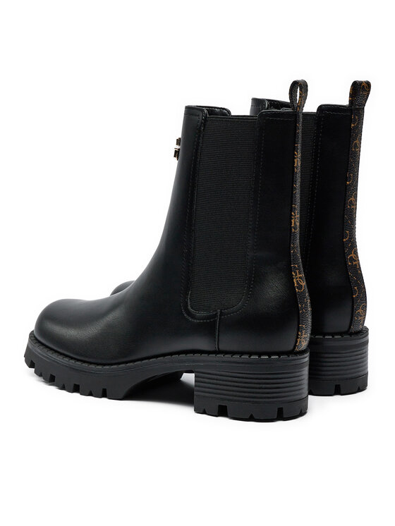Guess Guess Členková obuv Rinna FLTRNN FAL10 Čierna