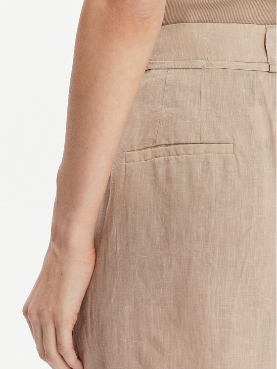 Marella Marella Šortky z materiálu Recinto 2413141014 Hnědá Regular Fit