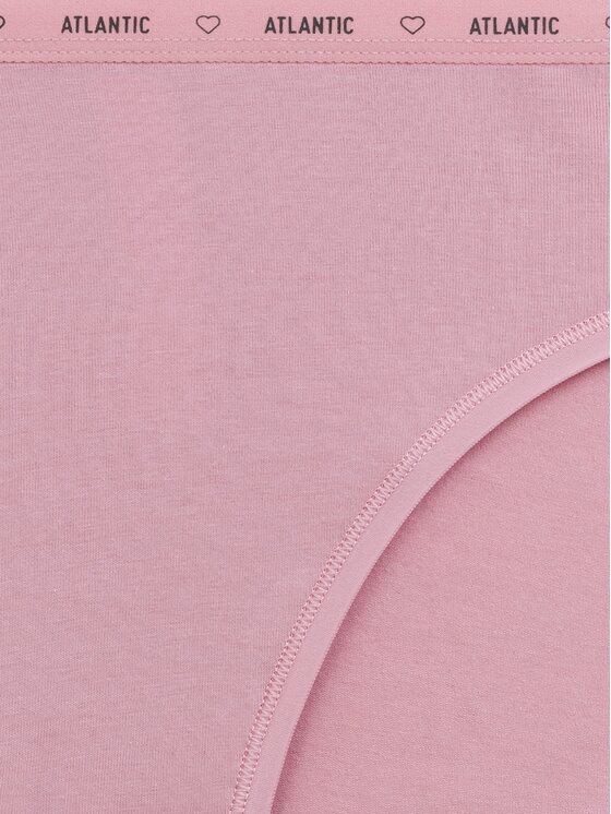 Atlantic Atlantic Figi klasyczne flat elastic Różowy