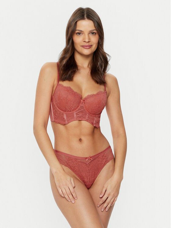 Hunkemöller Hunkemöller Stringi Arabella 206330 Czerwony