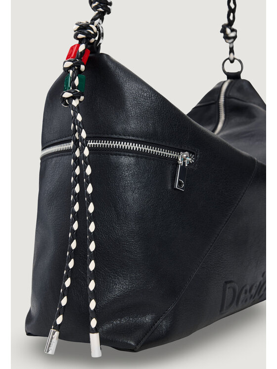 Desigual Desigual Τσάντα BAG_HALF LOGO LEIRIA 2.0 Μαύρο