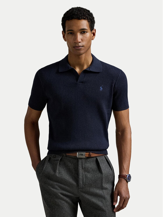 Polo Ralph Lauren Polo Ralph Lauren Polo majica 710979100001 Mornarsko modra Regular Fit