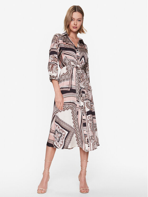 Liu Jo Liu Jo Сукня-сорочка WA3028 T3450 Бежевий Regular Fit