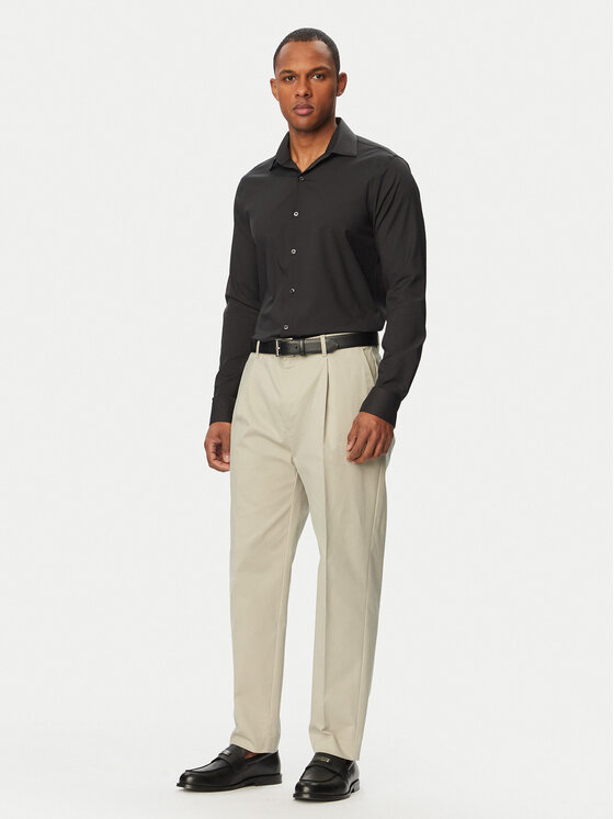 Calvin Klein Calvin Klein Camicia LV019EU092 Nero Slim Fit