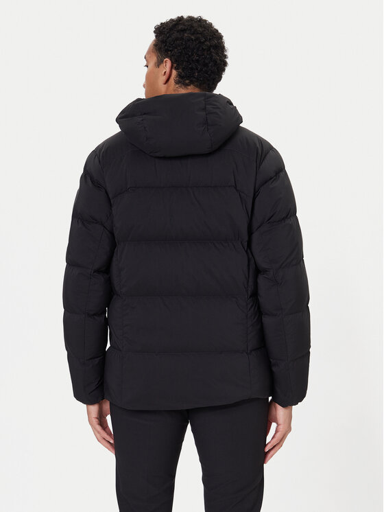 BOSS BOSS Пухено яке Riplite 50543963 Черен Regular Fit