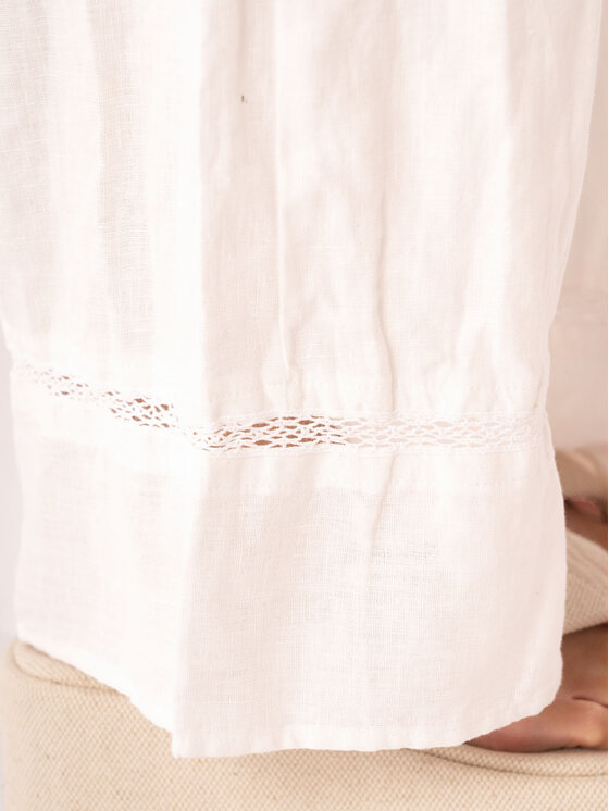 Maaji Maaji Kalhoty z materiálu PT2121CP Bílá