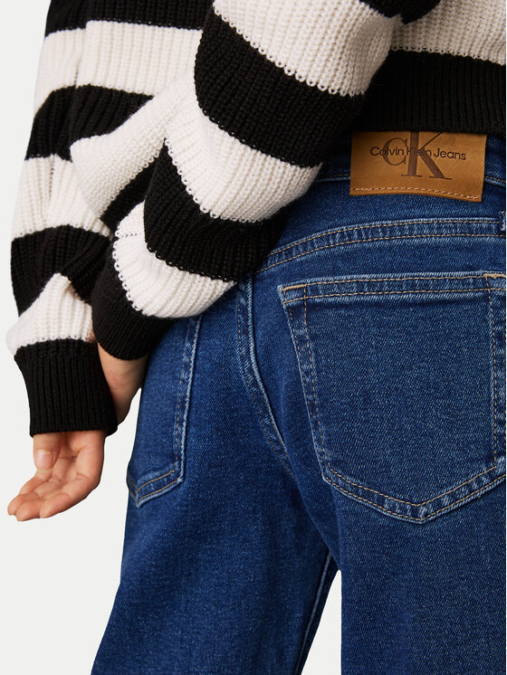 Calvin Klein Jeans Calvin Klein Jeans Jeans hlače Authentic IG0IG02603 Modra Bootcut Fit