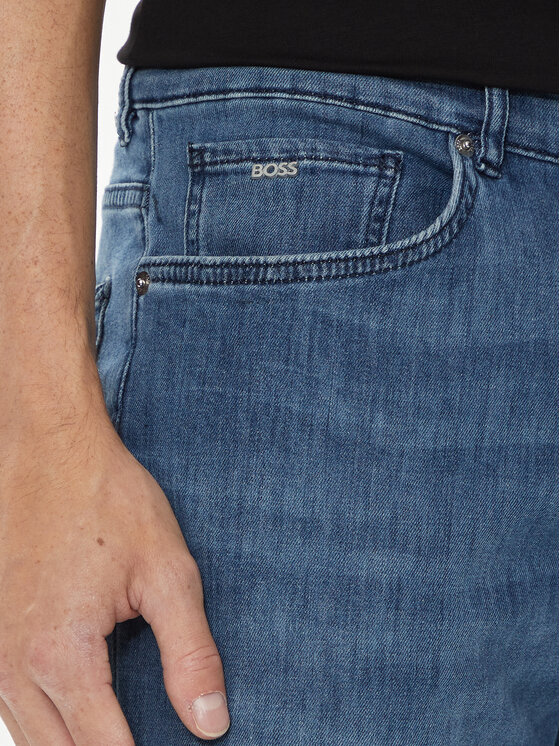 BOSS Boss Jeans hlače Re.Maine 50513623 Modra Regular Fit