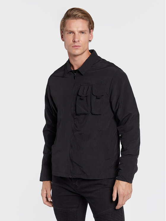 Brave Soul Brave Soul Übergangsjacke MJK-OTLEY Schwarz Regular Fit