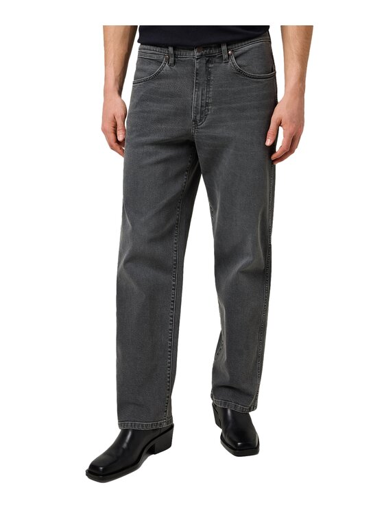 Wrangler Wrangler Jeansy 112371017 Szary Loose Fit