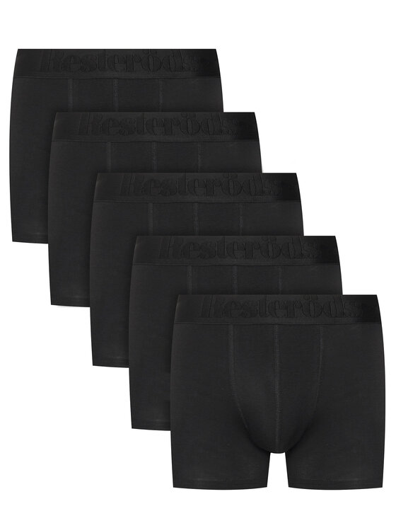 Resteröds Resteröds Set di 5 boxer Gunnar 27935 49 Nero