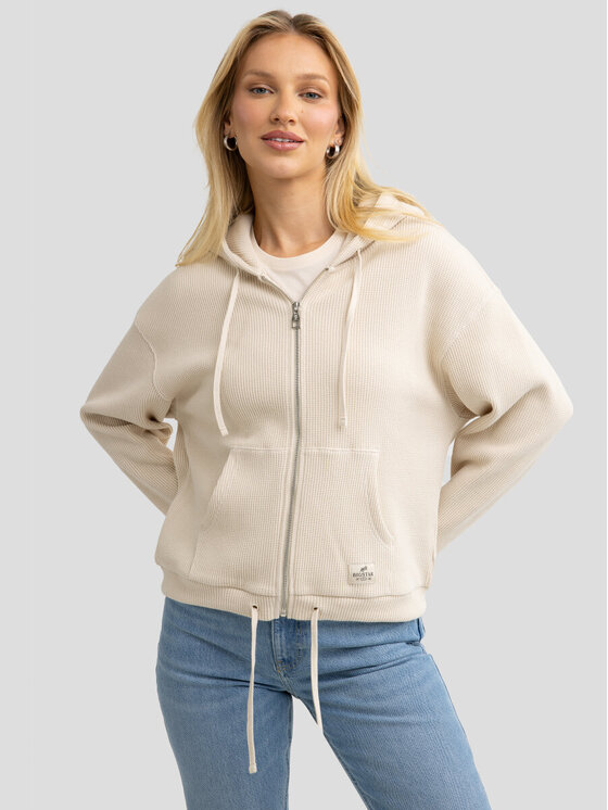BIG STAR BIG STAR Bluza GRALA_103_170 Beżowy Classic Fit