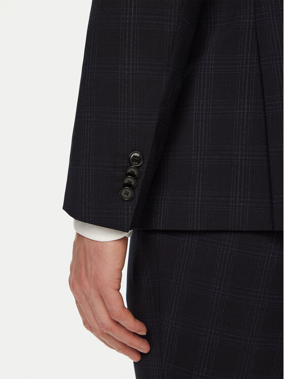 BOSS BOSS Garnitur 50538032 Granatowy Slim Fit