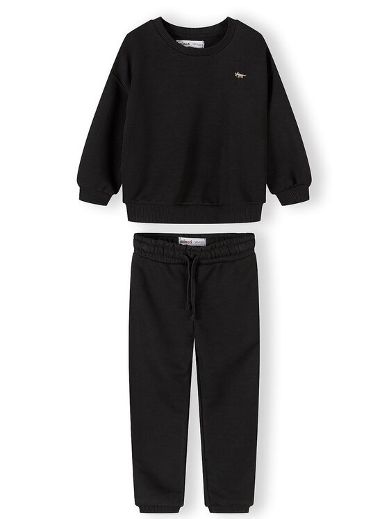 minoti minoti Zestaw NOSFLEECE203 Czarny Regular Fit