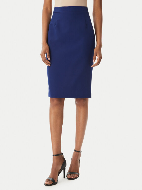 Maryley Fustă mini 26EB710/43FR Bleumarin Regular Fit