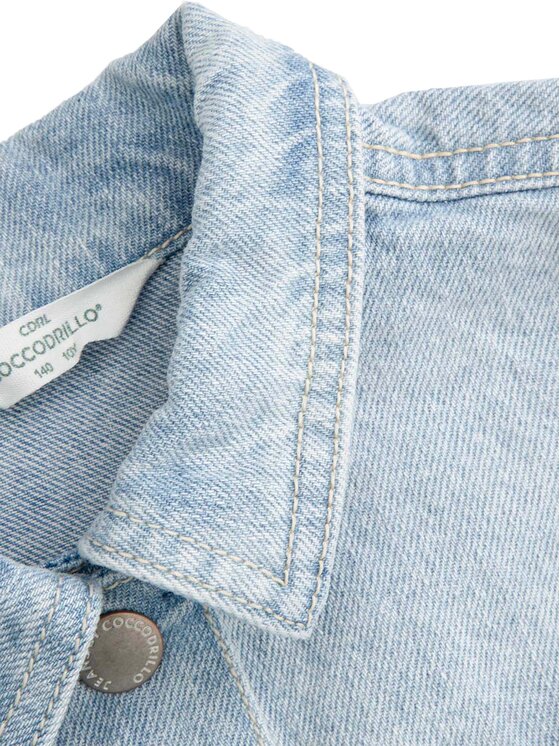 Coccodrillo Coccodrillo Giacca di jeans WC5152301JCG Celeste Regular Fit