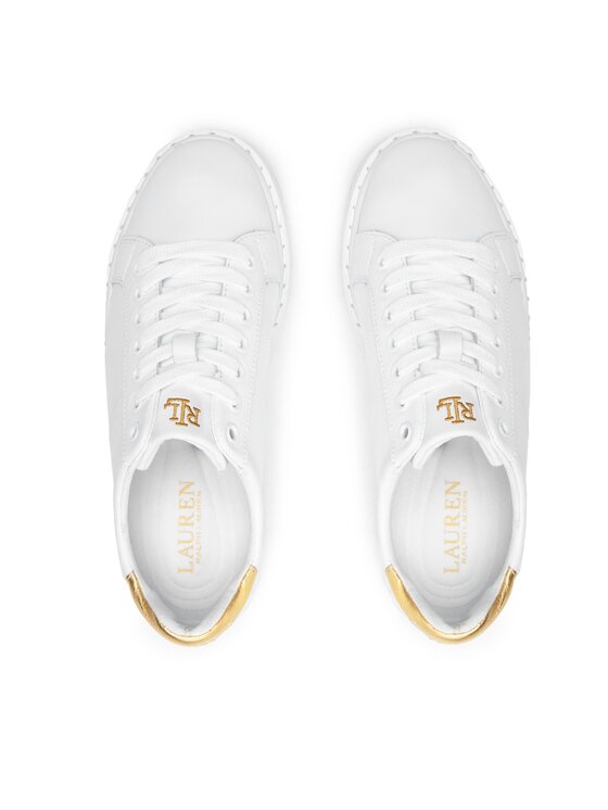 LAUREN RALPH LAUREN Lauren Ralph Lauren Снікерcи Angeline 802875886002 Білий