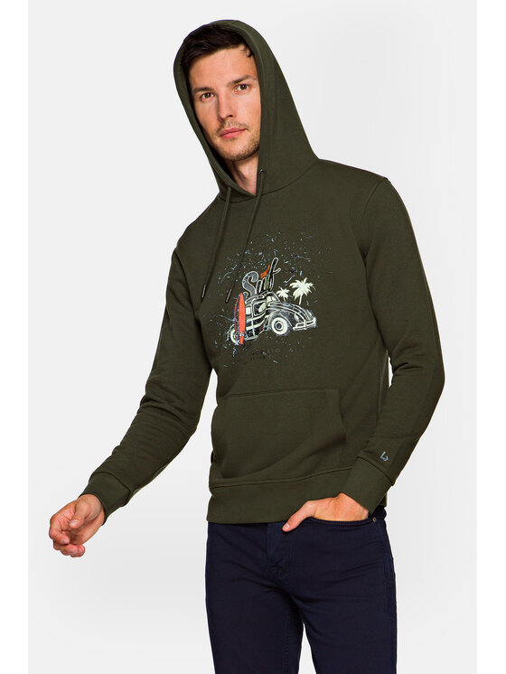 Lancerto Lancerto Bluza Wilder Zielony Regular Fit