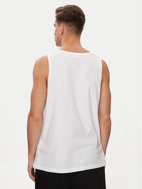 DC Shoes DC Shoes Tank top Star Pocket Tt ADYZT05378 Biały Regular Fit