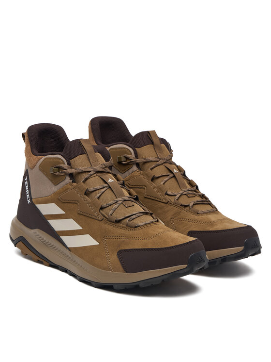adidas adidas Трекінгові черевики Terrex Anylander Leather Mid Hiking KJ5213 Коричневий