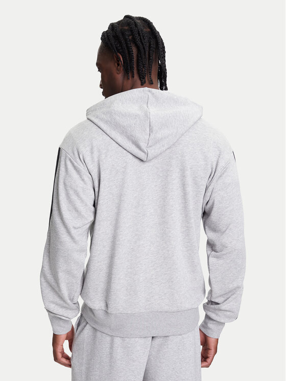 adidas adidas Mikina Essentials 3-Stripes JD1871 Sivá Regular Fit