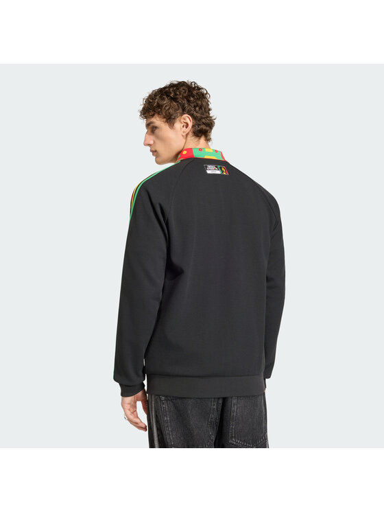 adidas adidas Kurtka wielofunkcyjna Jamaica x Bob Marley Away Anthem Jacket Czarny Regular Fit