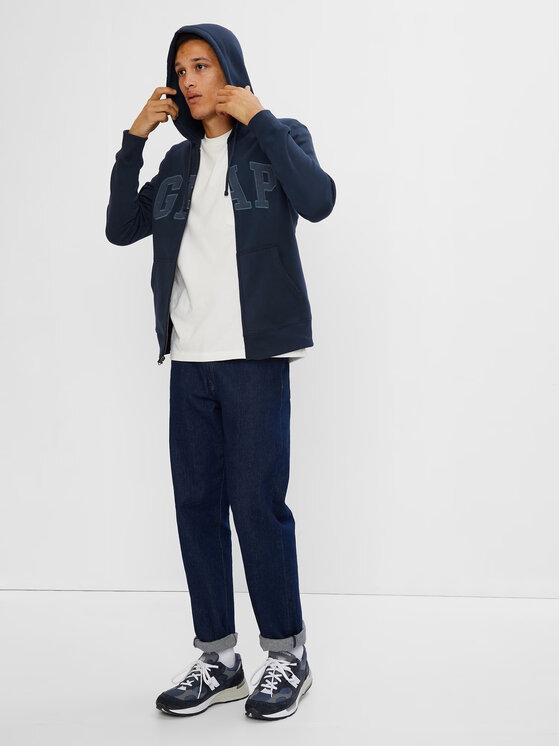 Gap Gap Pulóver 499917-03 Sötétkék Regular Fit