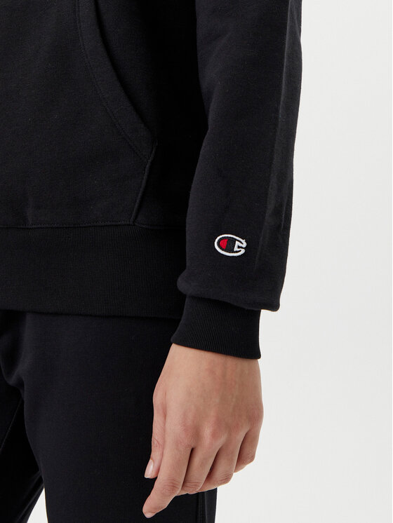 Champion Champion Majica dugih rukava 118097 Crna Slim Fit