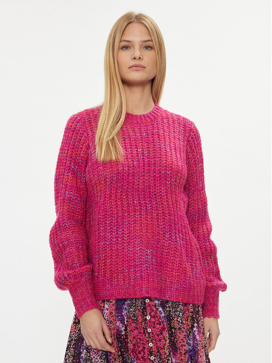Női Sweater Fransa, Méret: L, Rózsaszín, 20612708