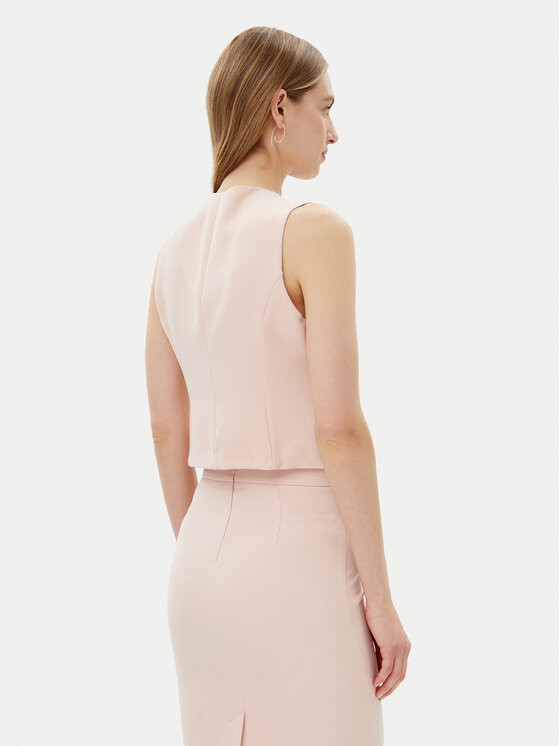 Maryley Maryley Жилет 25EB128/43PY Рожевий Regular Fit